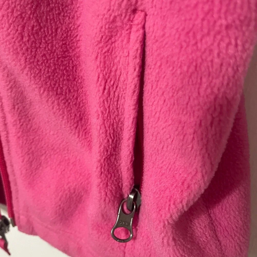 Columbia Kids Fleece‎ Jacket XXS Pink Zip Up Outerwear READ